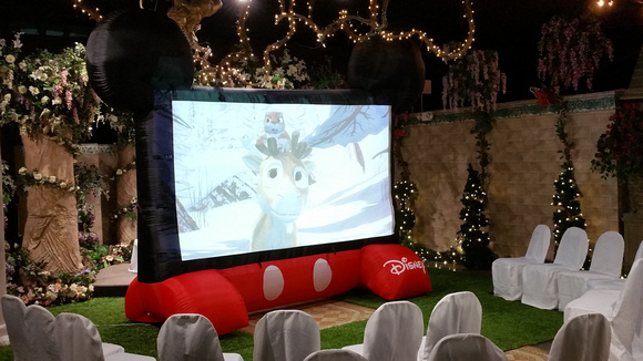 Birthday Parties Inflatable Projection Screen