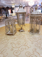 White Lanterns Center Pieces